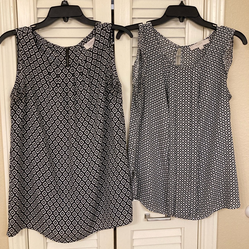 Bundle! 2 LOFT sleeveless tops